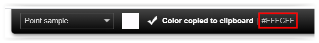 ColozrZilla - Color copiado al portapapeles