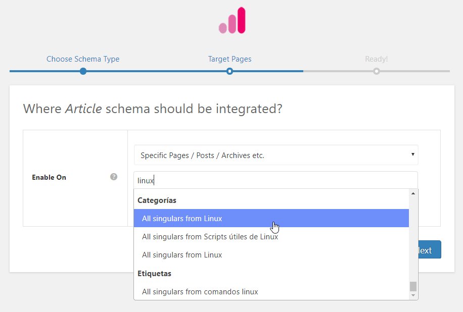 Schema PRO - Rich snippets para la categoria Linux